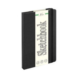 Creative Craft Group Skicák Sketch Book (130g/m 60 listů) 21x30cm černý, , prémiové zápisníky alba bloky papír scrapbooking