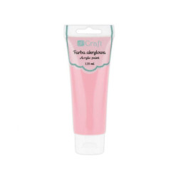Akrylová barva dpCraft (120ml) - světle růžová, dp Craft jednotlivé akrylové barvy malování
